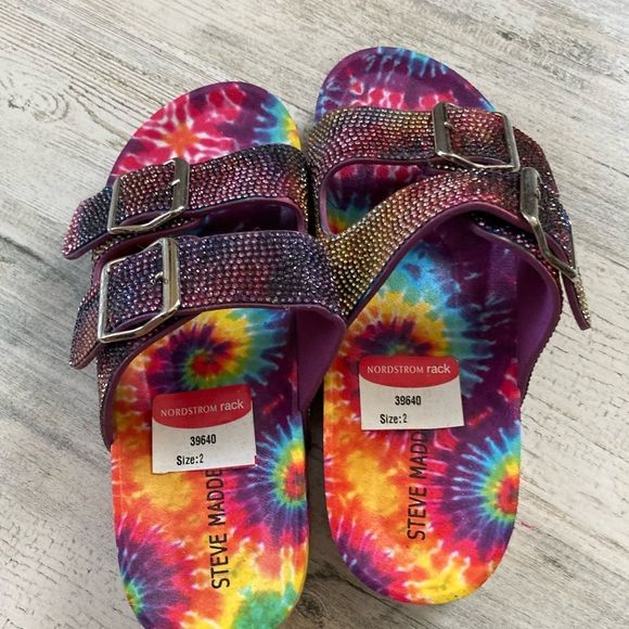 Steve Madden rainbow sandals Size 2 - Picture 6 of 7